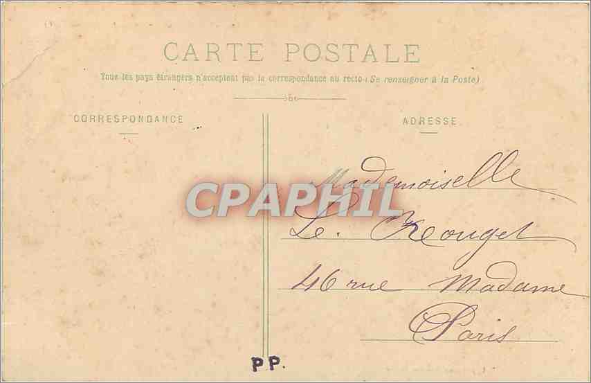 CPA Bar le Duc La Mairie vue du Parc  — Rückseite