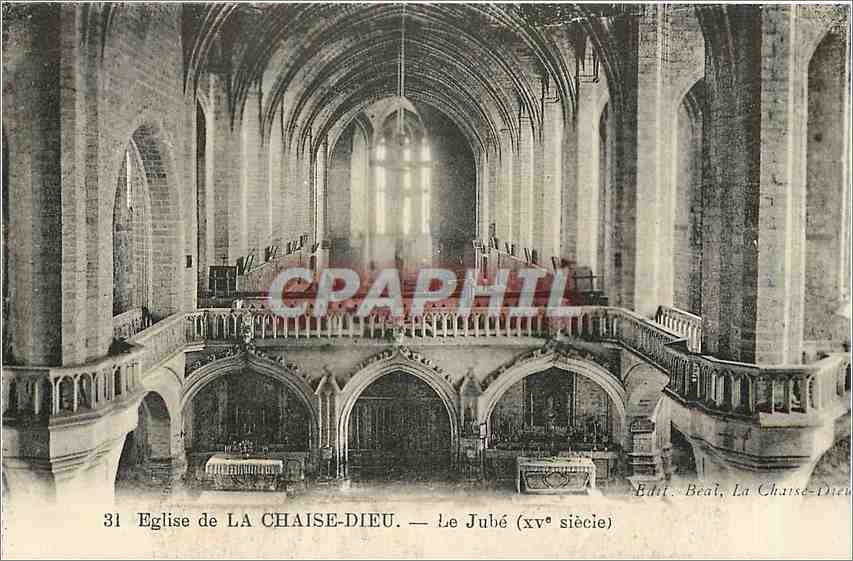 CPA Eglise de La Chaise Dieu Le Jube 