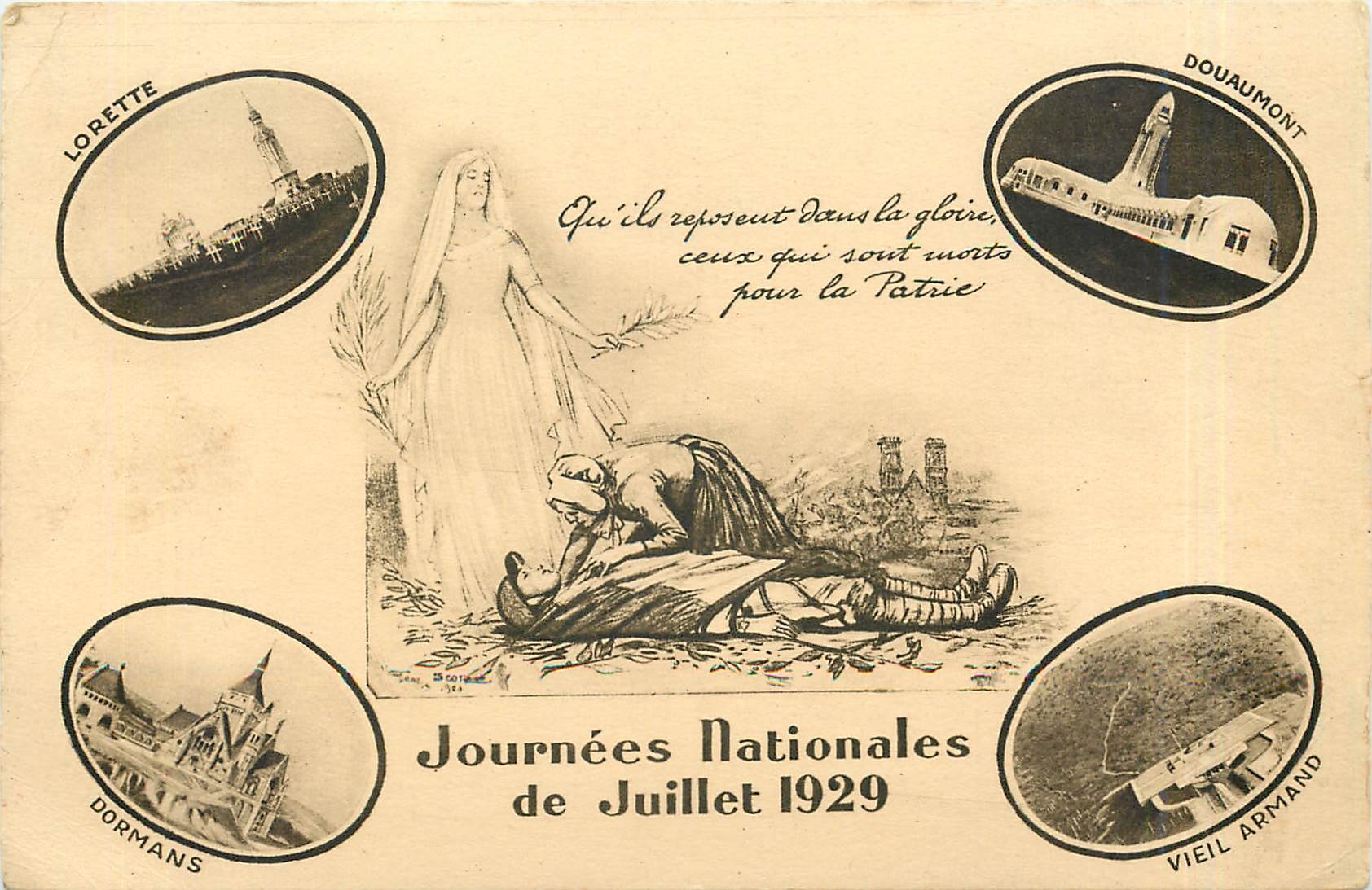 CPA Journees Nationales de Juillet 1929 
