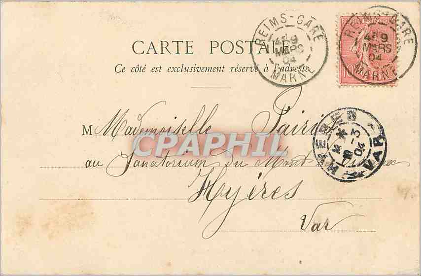 CPA Clermont en Argonne Saint Anne Le Sepulere  — Rückseite