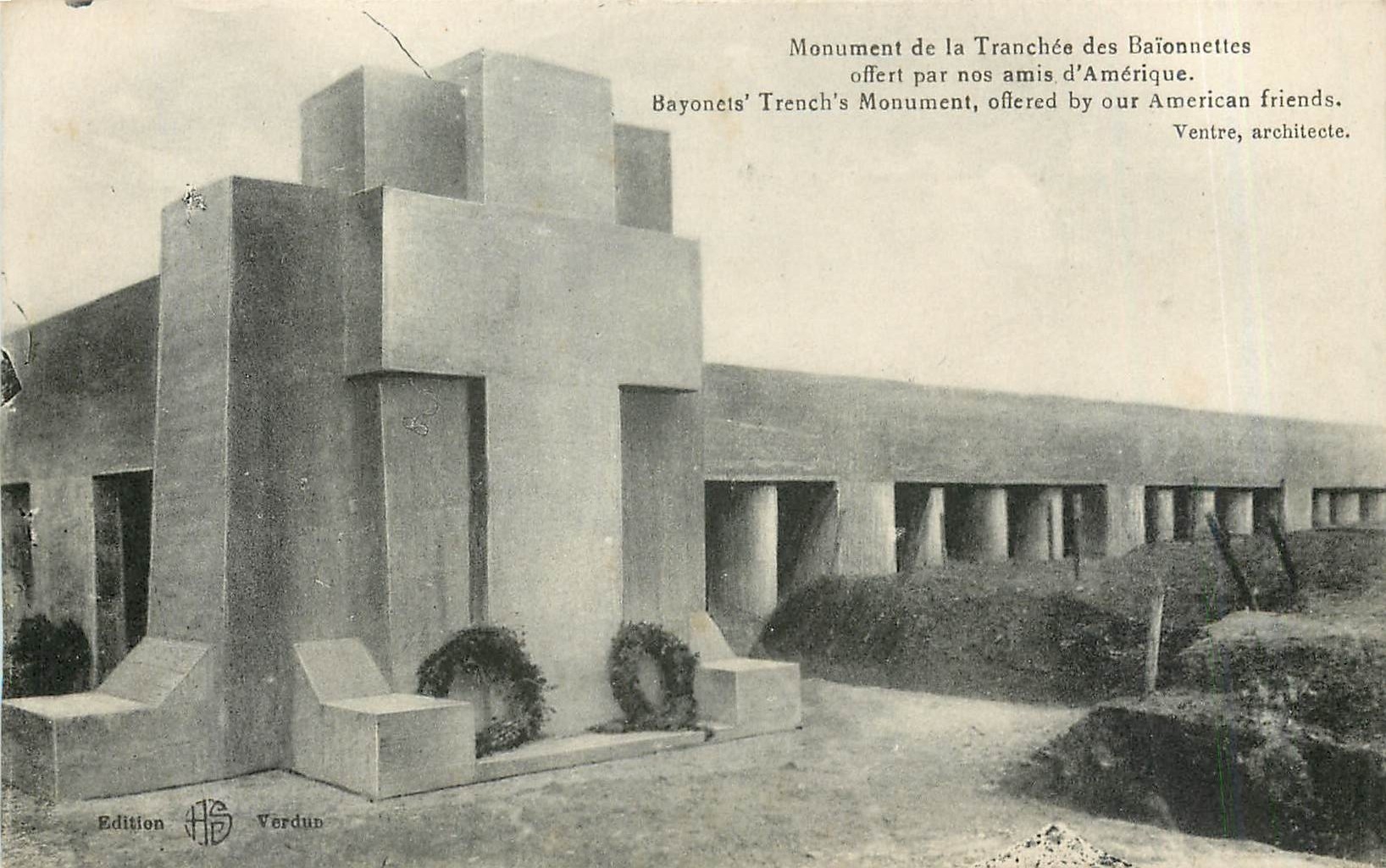 Monument de la Tranchée des Baïonnettes — Verdun — Édition Verdun