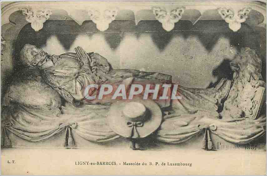 CPA Ligny en Barrois Mausolee du BP de Luxembourg 