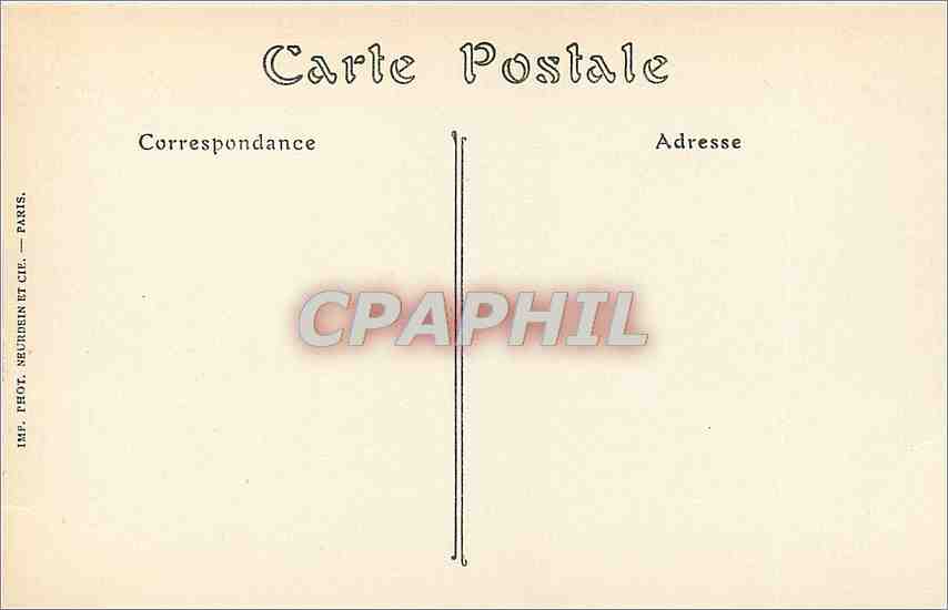 CPA Palais de Compiegne La Salle des Fetes  — Rückseite