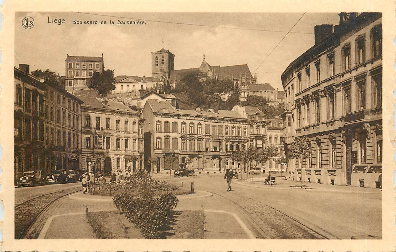 CPA Liege Boulevard de la Sauveniere 