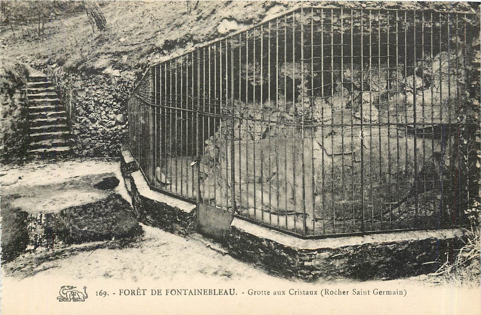Forêt de Fontainebleau — Grotte aux Cristaux (Rocher Saint Germain) — Verlag CPAPHIL, Nr. 169