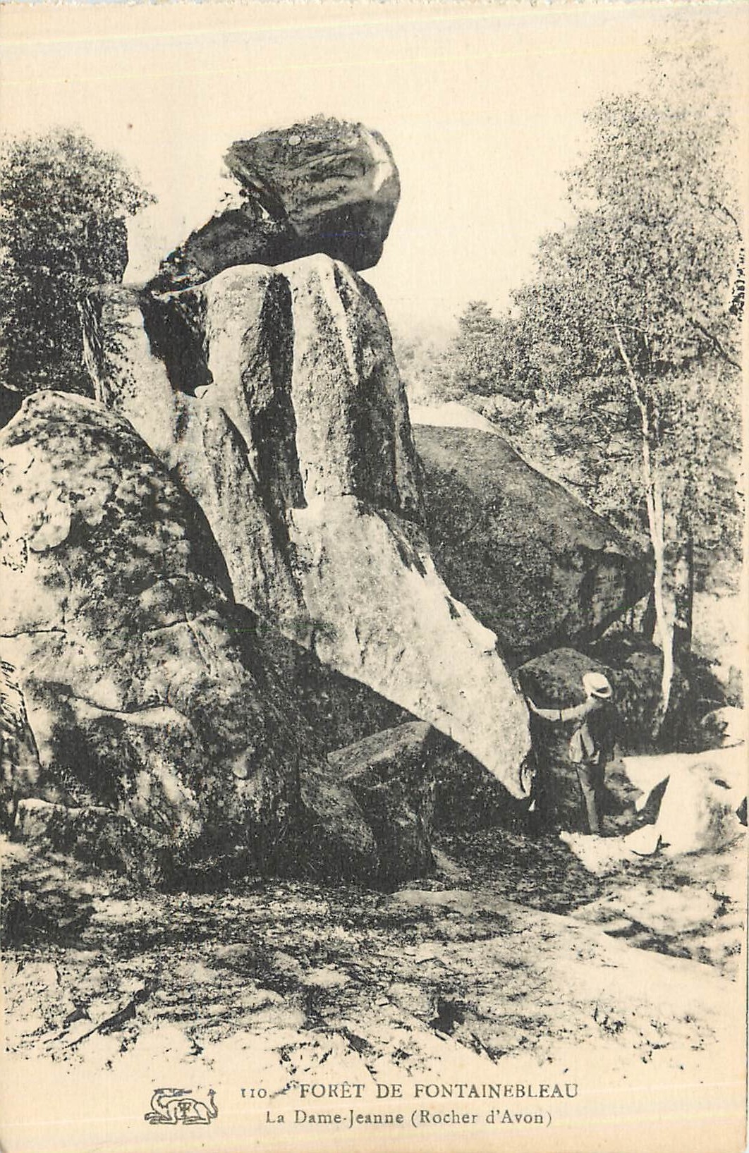 La Dame-Jeanne (Rocher d'Avon) — Forêt de Fontainebleau — n°110