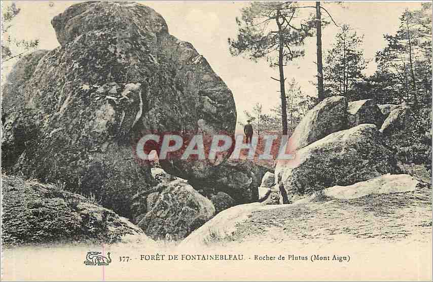 Forêt de Fontainebleau — Rocher de Plutus (Mont Aigu) — série 377