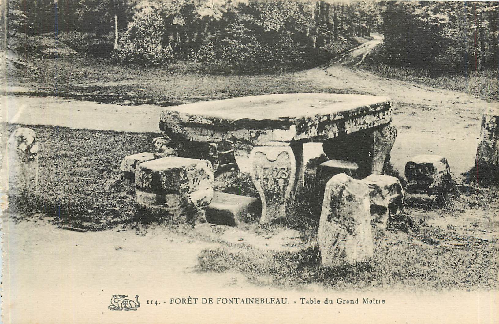 Forêt de Fontainebleau — Tafel des Großen Meisters — Verlag: CPAPHIL, n° 114