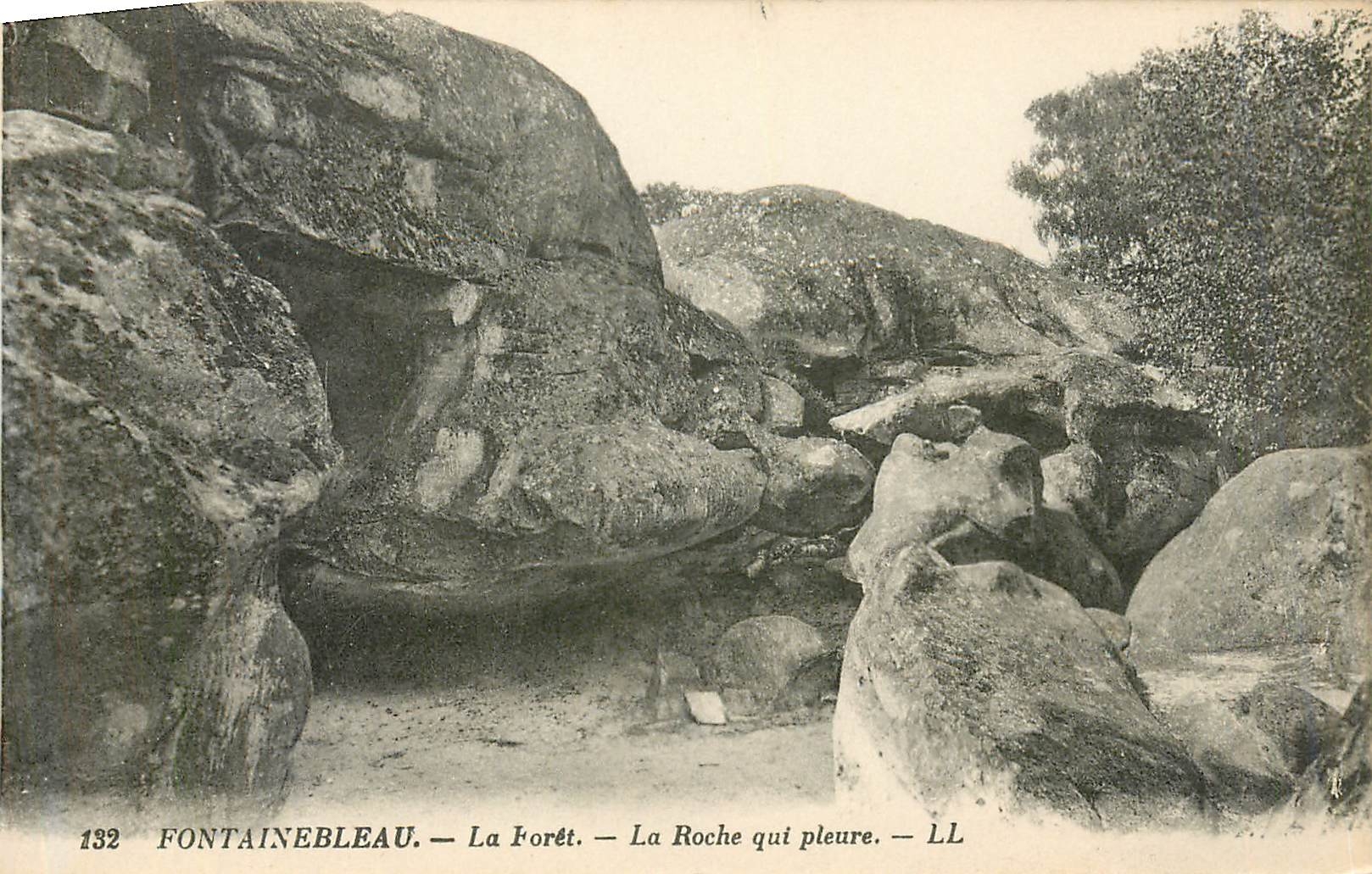 Fontainebleau — Der Wald — Die weinende Felsen — LL