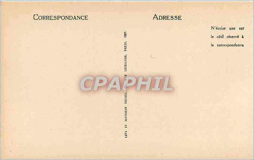 Fontainebleau — La Forêt — Mont Aigu — Grotte du Serment — LL. — N° 170 — Reverso