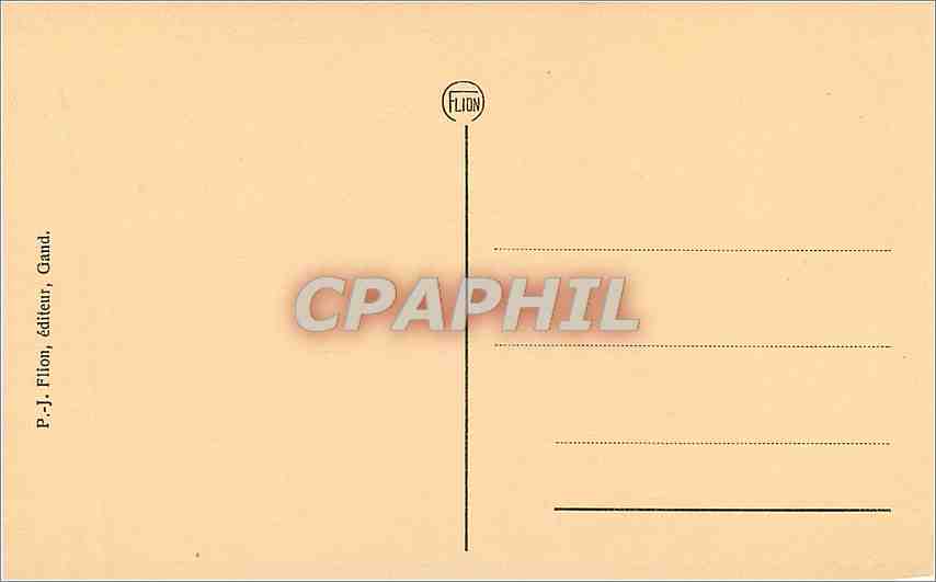 CPA Malines La Cathedrale Saint Rombaut  — Back