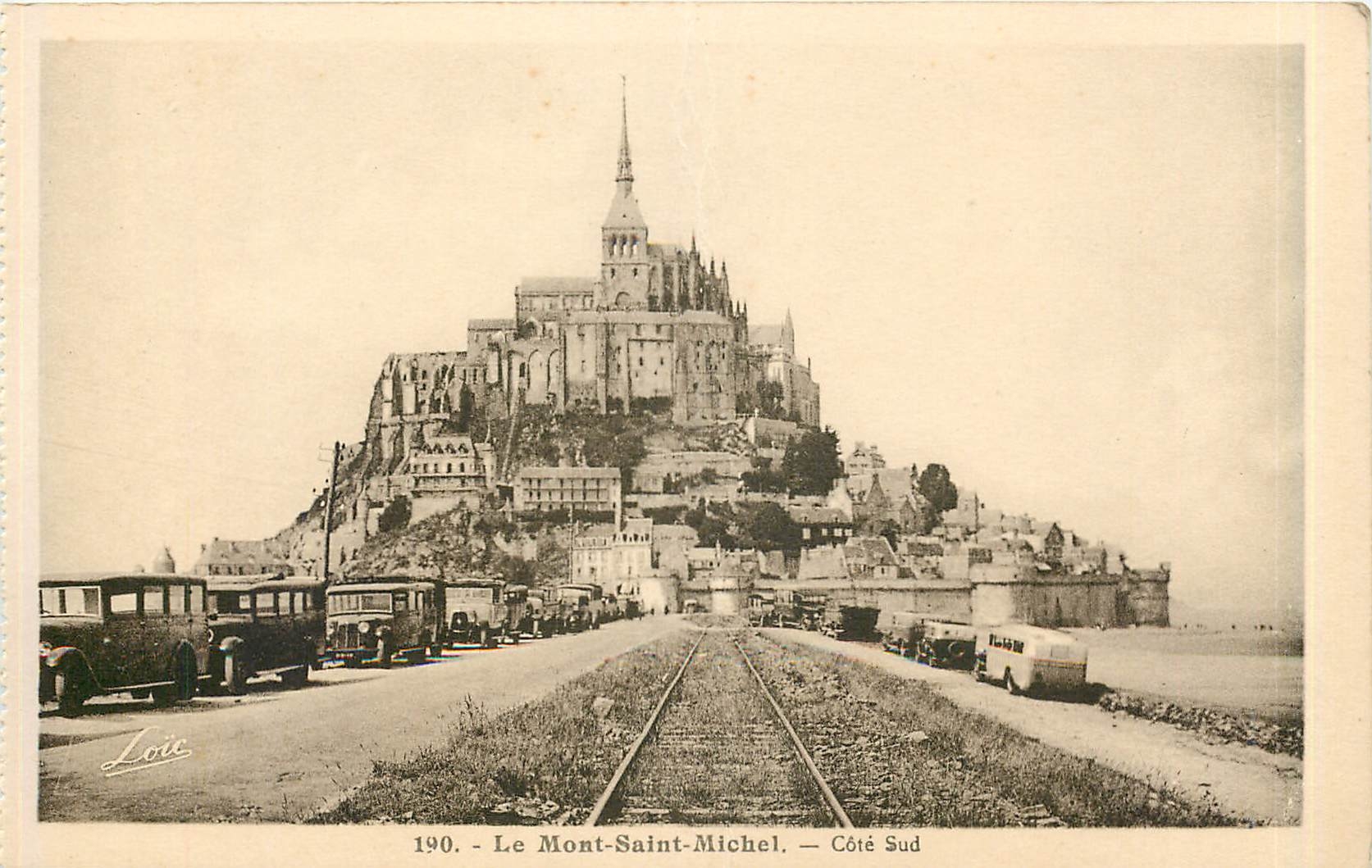 CPA Le Mont Saint Michel Cote Sud 