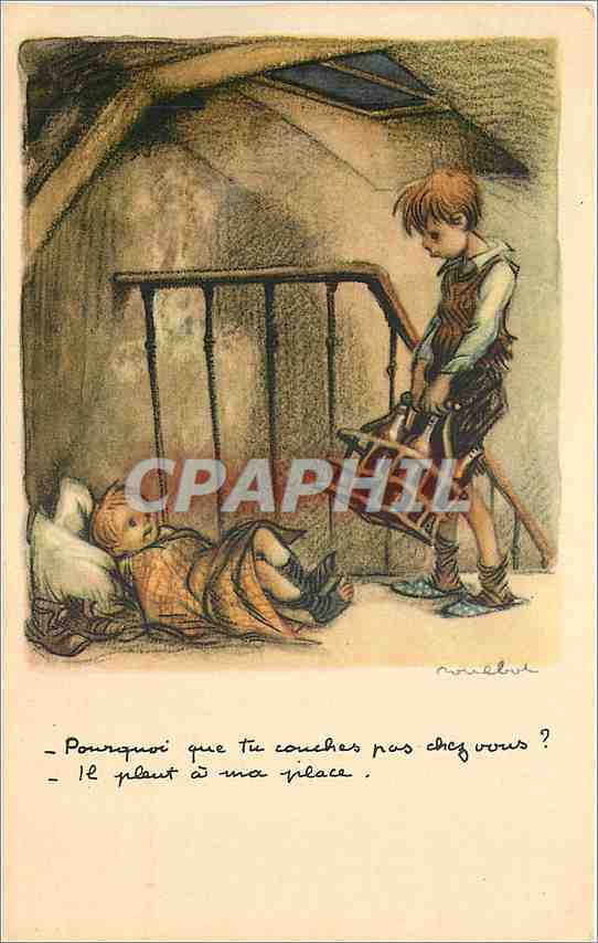 CPA Ligue Nationale Contre le Taudis Poulbot