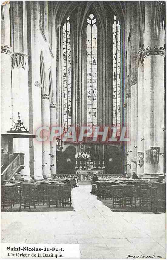 Saint-Nicolas-du-Port — Das Innere der Basilika — Berger-Lavrsuit sc.