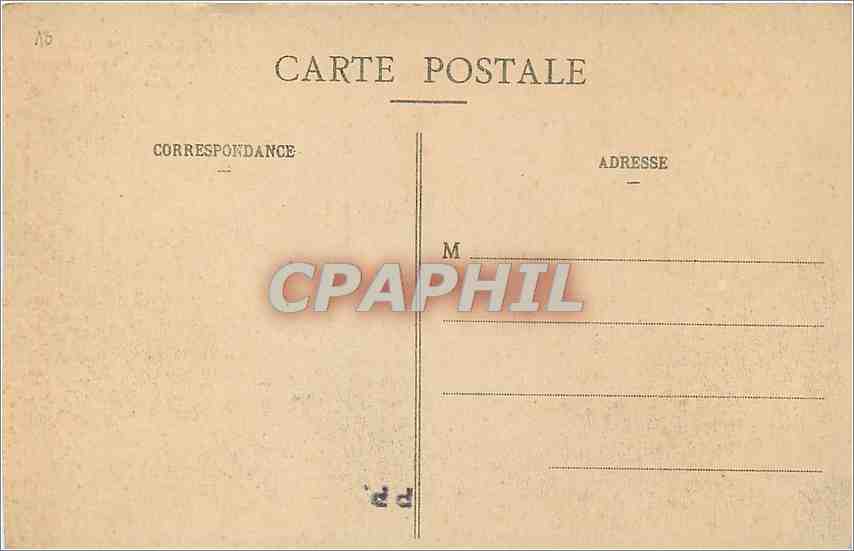 CPA Gerbeviller Apres le Bombardement L'Eglise  — Rückseite