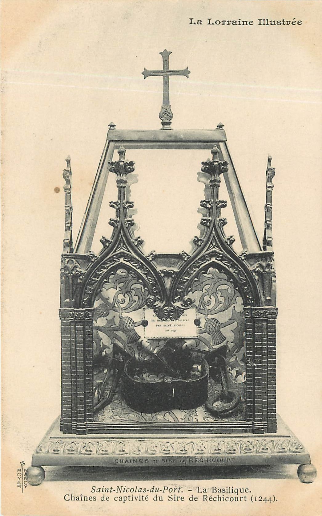 Saint-Nicolas-du-Port — Chaînes du Sire de Réchicourt (1244) — La Lorraine Illustrée