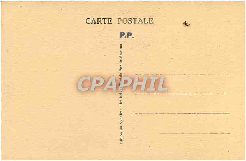 CPA Pont a Mousson Eglise Saint Martin La Mise au Tombeau  — Rückseite