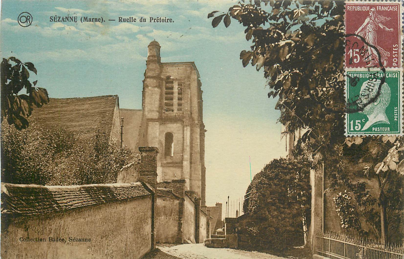 CPA Sezanne Marne Ruelle du Pretoire 