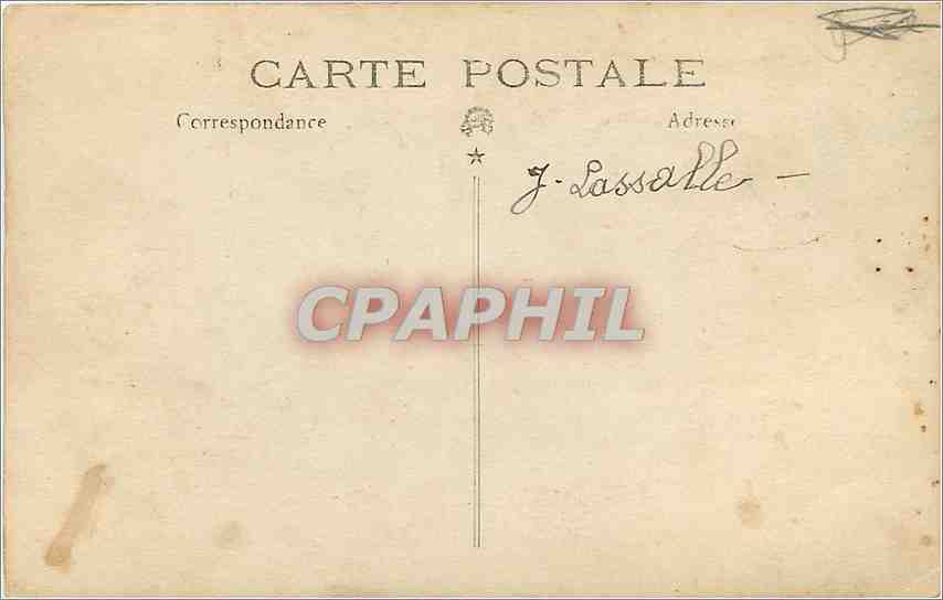 CARTE PHOTO Enfants — Verso