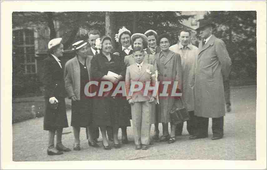 CARTE PHOTO Personnages