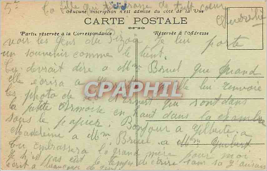 CPA Arcachon Gironde Source Sainte Anne Aux Abatilles  — Verso