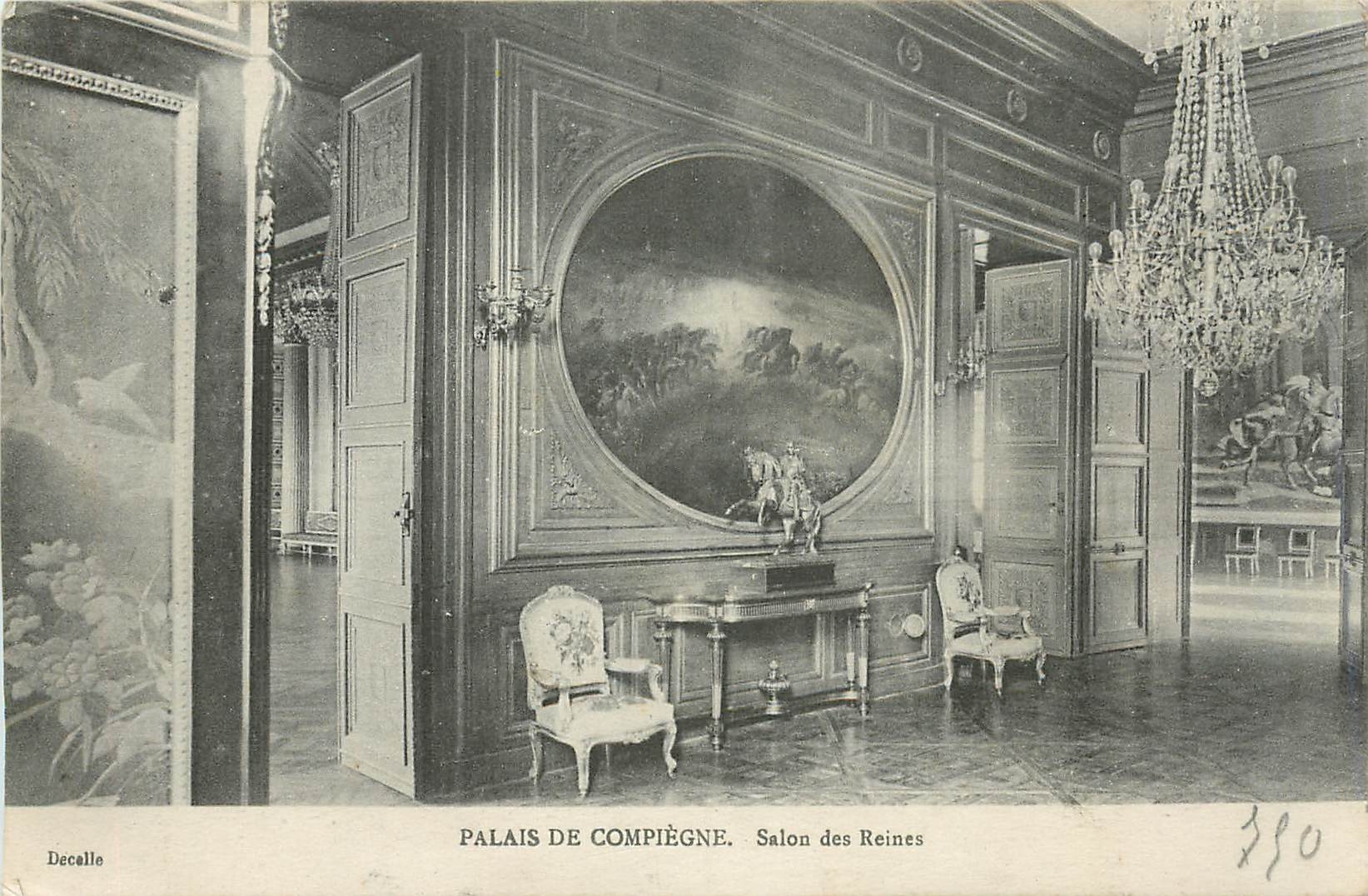 CPA Palais de Compiegne Salon des Reines 