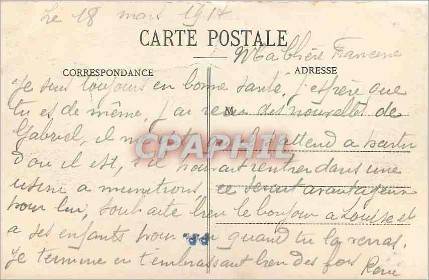 CPA Compiegne L'Avenue des Beaux Monts  — Rückseite