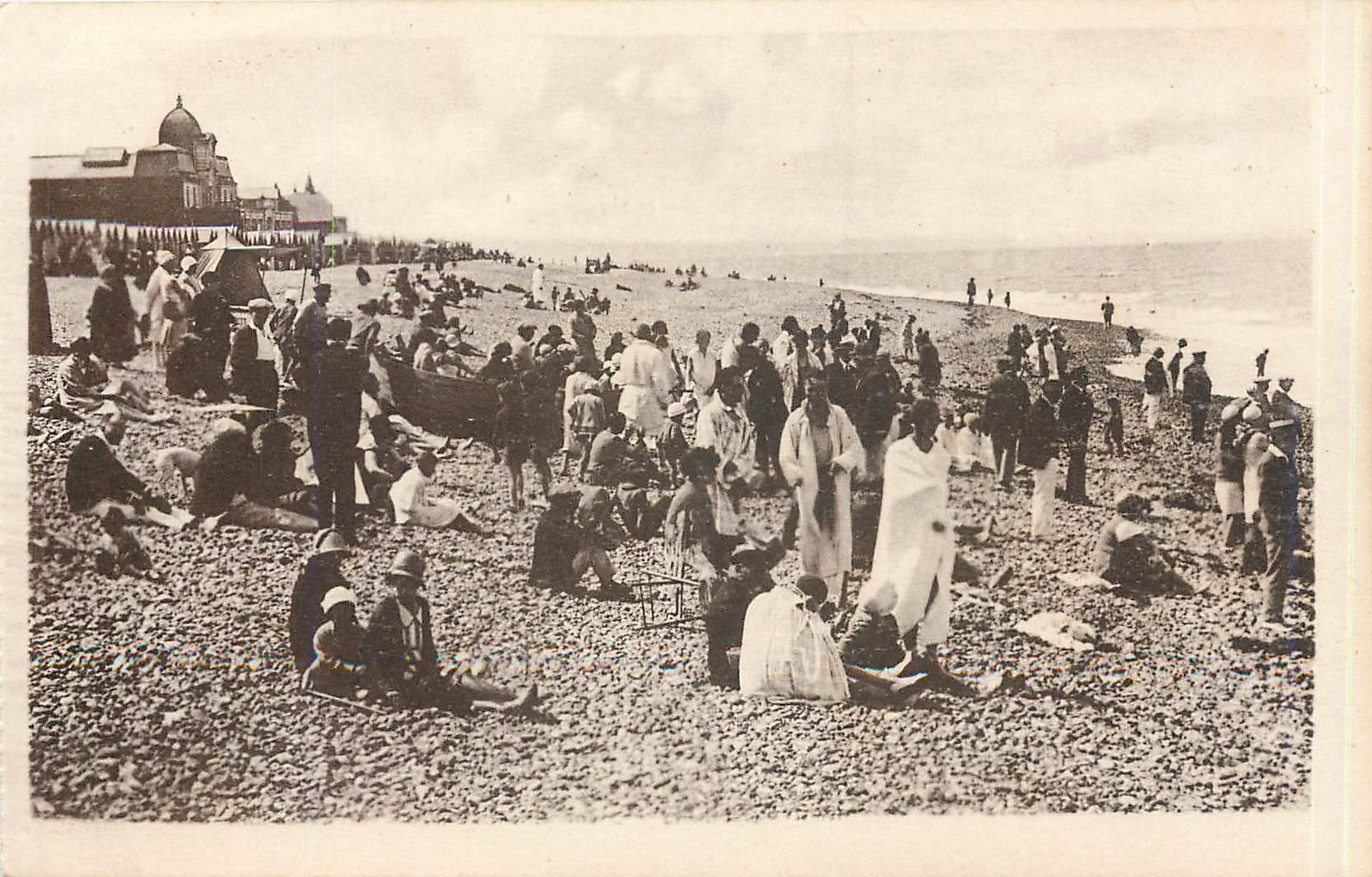 CPA Cayeux La Plage a Maree Haute 