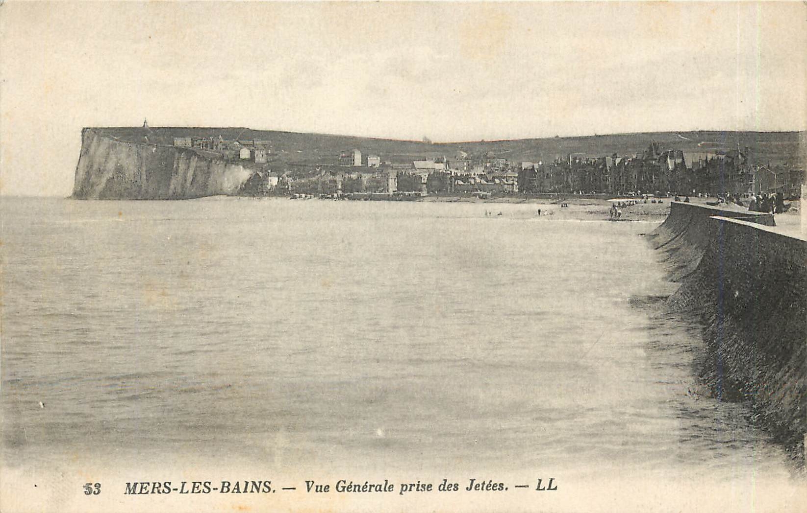 CPA Mers les Bains Vue Generale prise des Jetees 