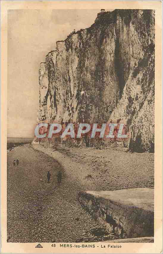 CPA Mers les Bains La Falaise 