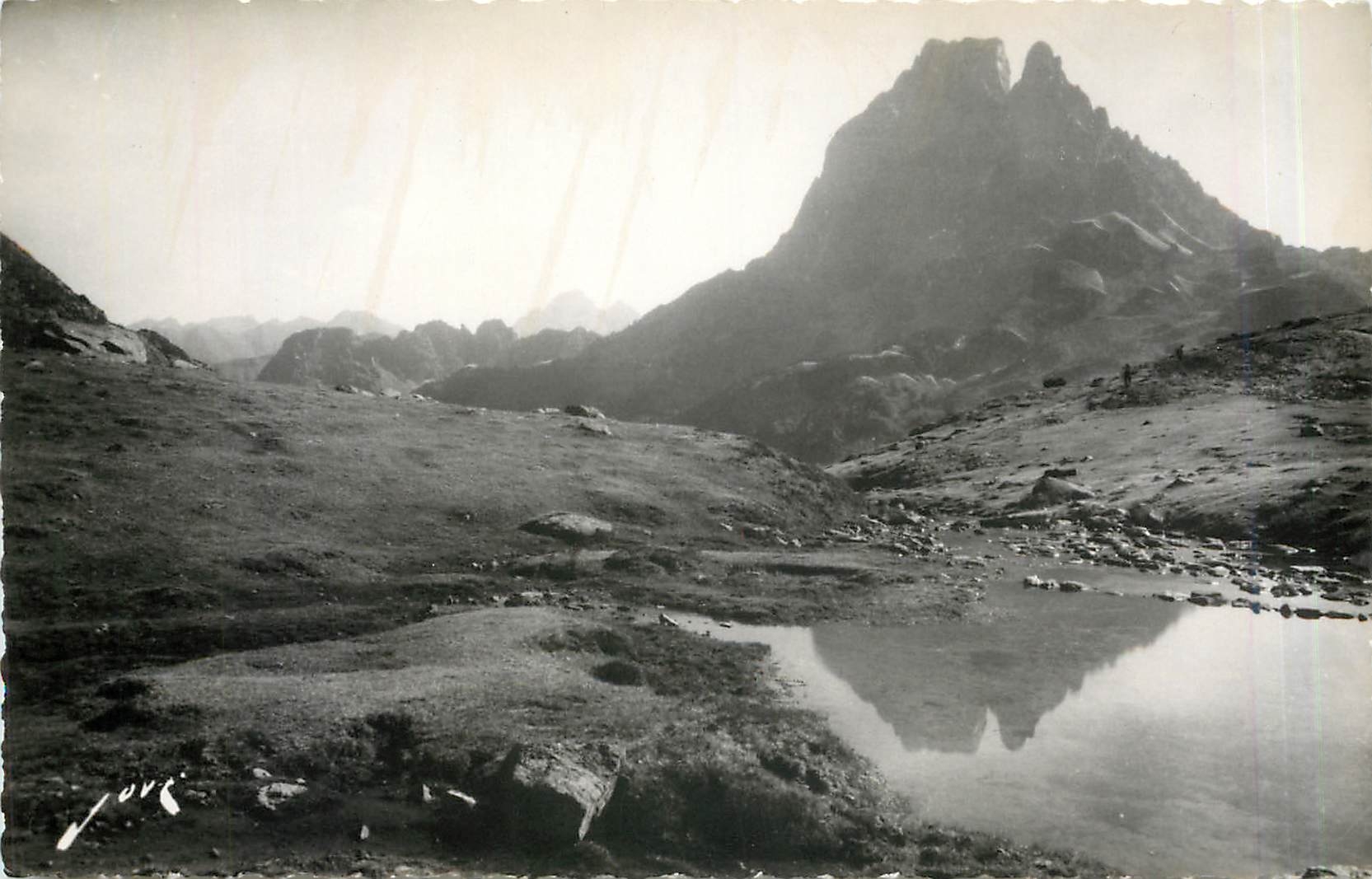 Mirage of Pic d'Ossau — in Lake Ayous — Jovz, no. 1076