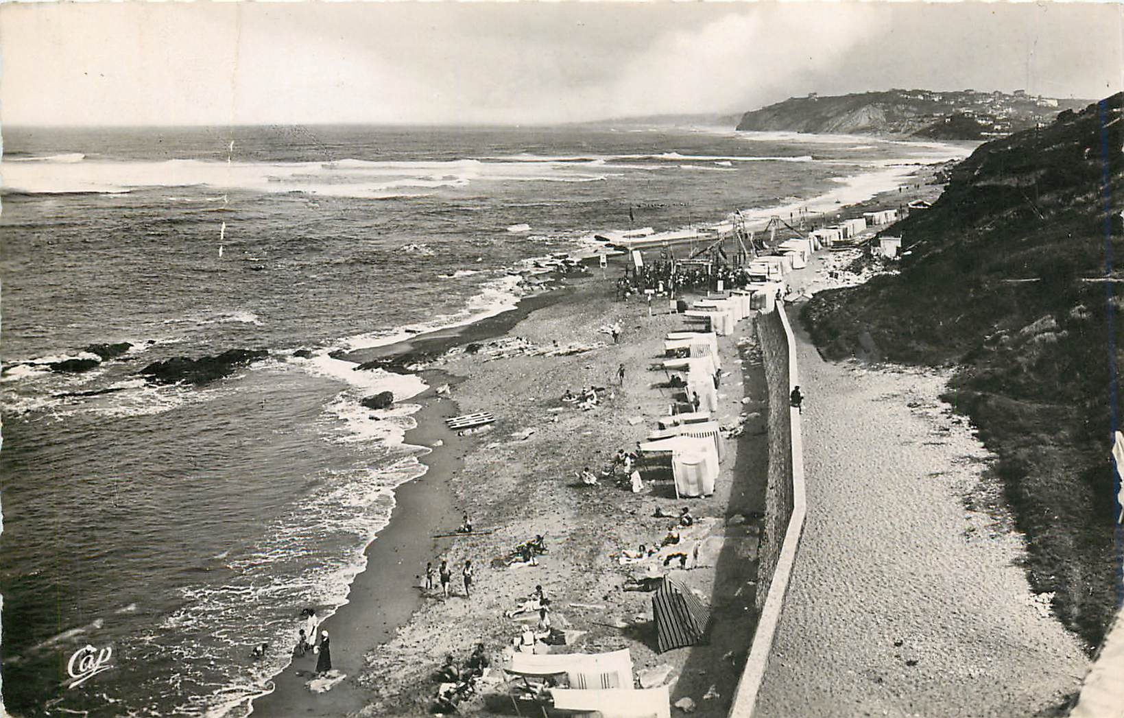 CPM Guethary La Plage 