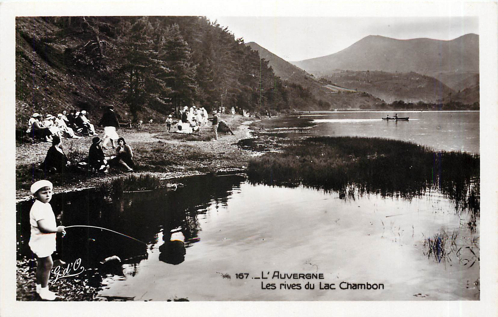 Les rives du Lac Chambon — L'Auvergne — G.d'O. n°167