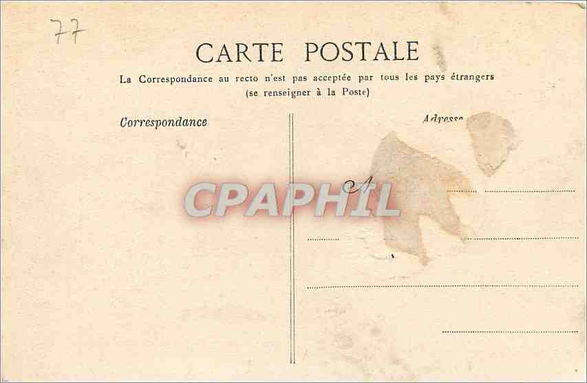 Palais de Fontainebleau — Antichambre des Appartements du Pape Pie VII — Verso