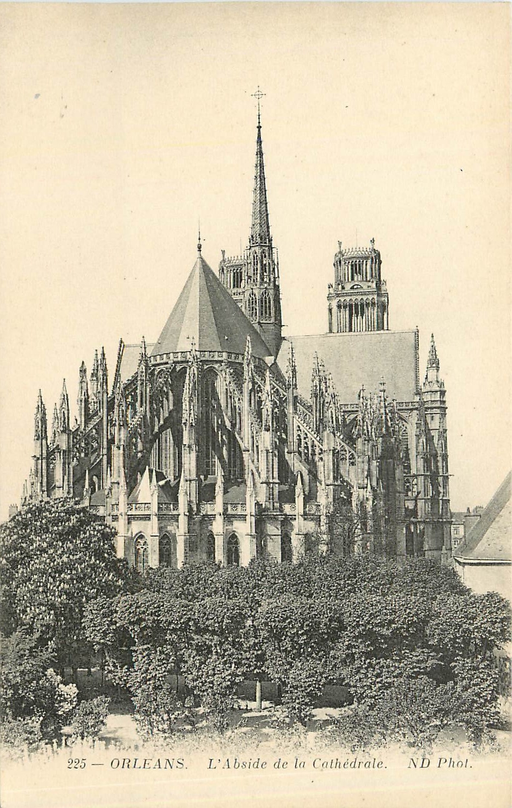 CPA Orleans L'Abside de la Cathedrale 