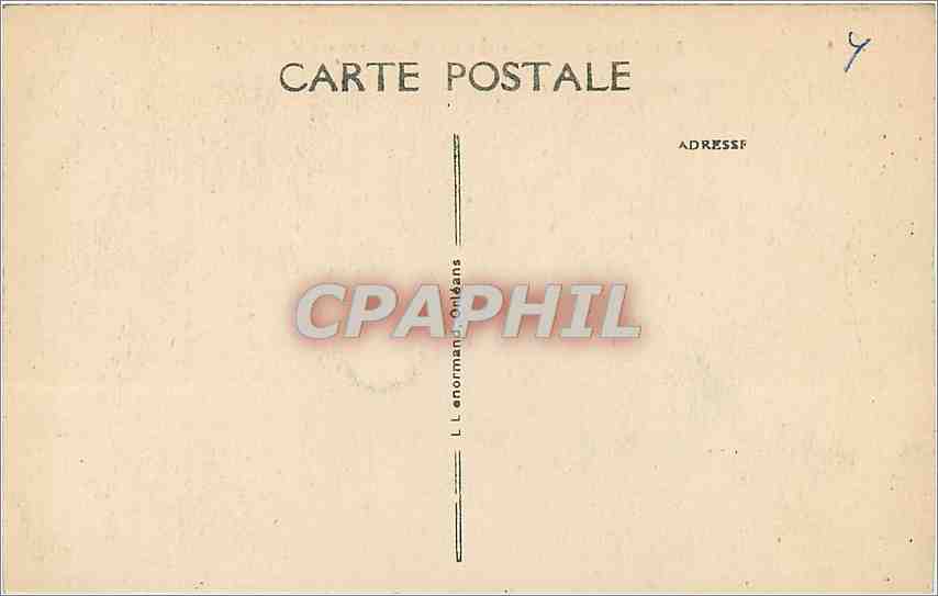 CPA Orleans Vue Generale Pont Georges V  — Verso