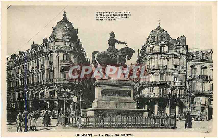 CPA Orleans La Place du Martroi 