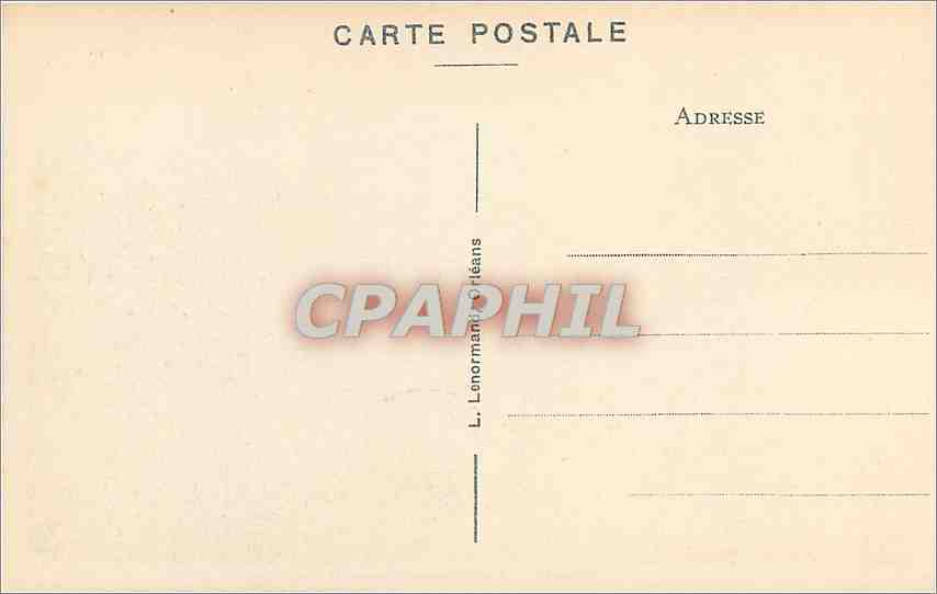CPA Orleans Vue generale Les bords de la Loire  — Rückseite