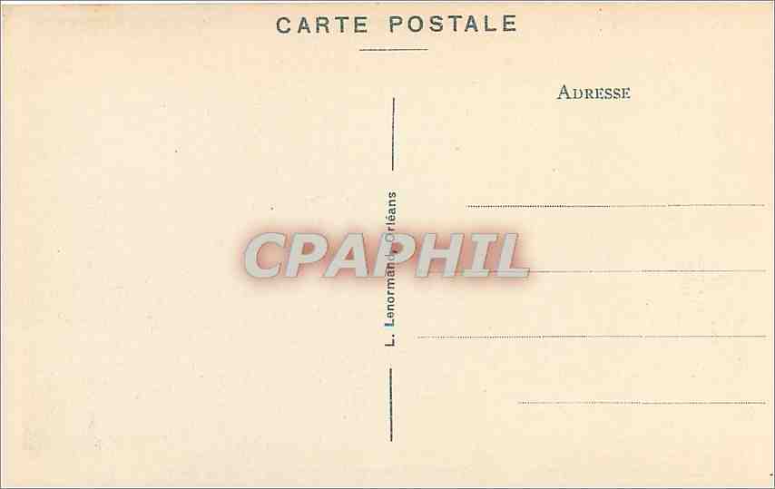 CPA Orleans La Rue du Tabour  — Verso