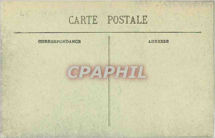 CPA Malesherbes Rochers de Roncevaux  — Back