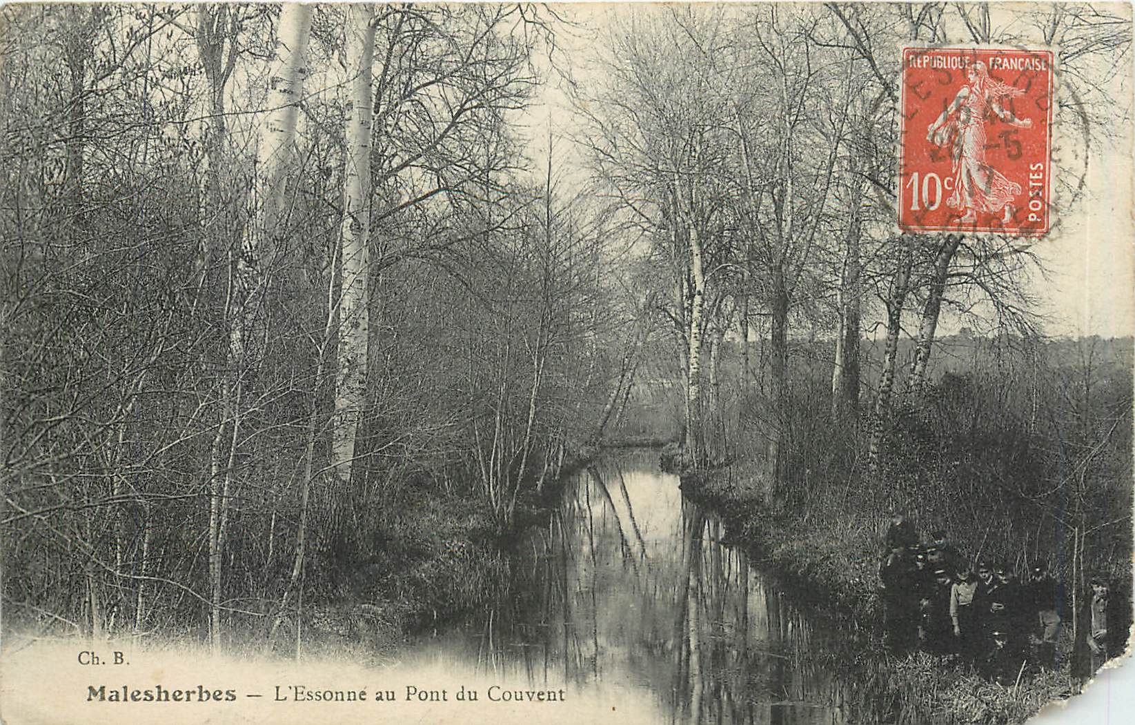 CPA Malesherbes L'Essonne au Pont du Couvent 