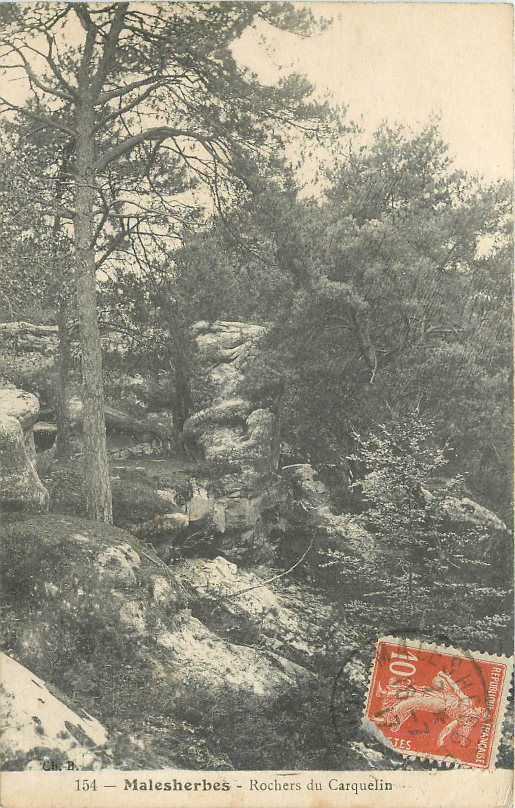 CPA Malesherbes Rochers du Carquelin 