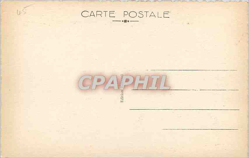 CPA Malesherbes Loiret La Roche aux Amis  — Back