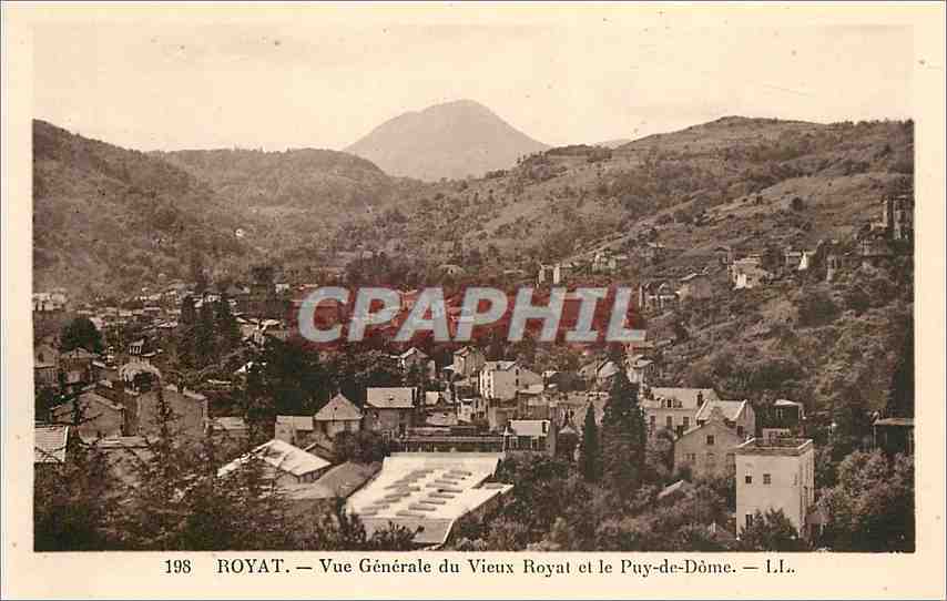 Royat — General View of Old Royat and Puy-de-Dôme — I.I. — no. 198