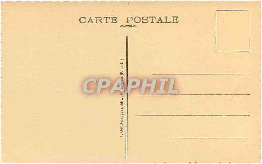 CPA Riom Cour de l'Hotel Arnoux de Maison Rouge  — Rückseite