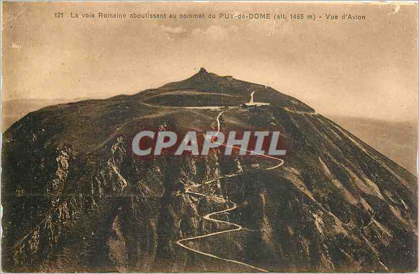 Le Puy-de-Dôme — Vue d'Avion — Éditeur du Bureau Spécial des Téléphériques et Téléphériques
