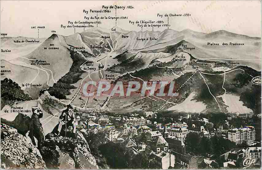 CPA Vue panoramique du Mont Dore 