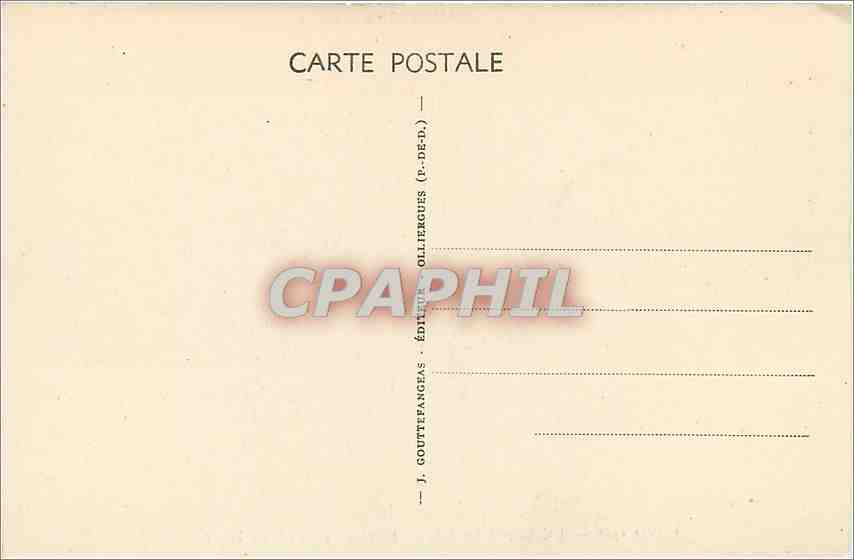 Le Mont-Dore — Pâturage au pied du Sancy — G.D'O 1506 — Verso