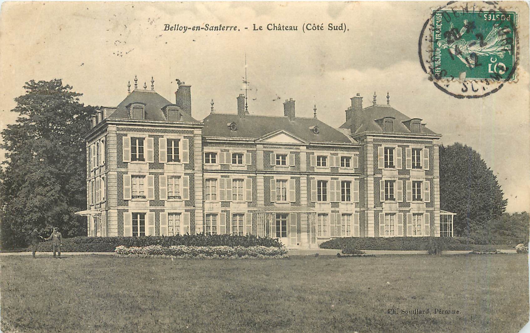 CPA Belloy en Santerre Le Chateau Cote Sud 