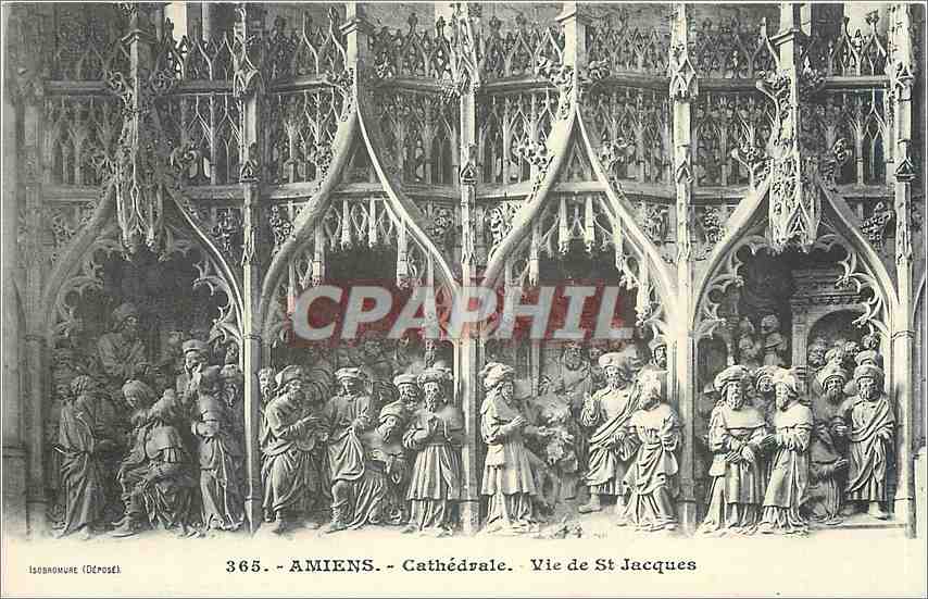CPA Amiens Cathedrale Vie de St Jacques 